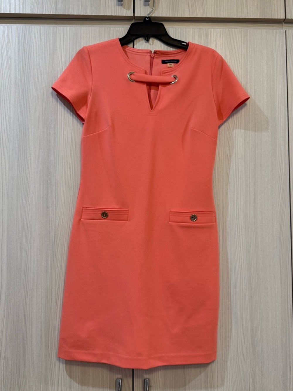 Tommy Hilfiger Coral Shift Dress – Size 4